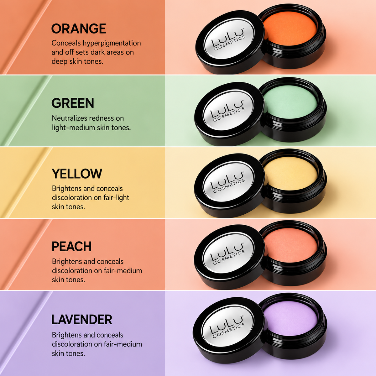 Color Corrector  & Shadow Base Pots